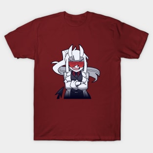 loremaster mocking examtaker (helltaker) T-Shirt